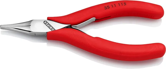 knipex-35-11-115-elektronik-greifzange-115-mm-mit-rutschhemmenden-kunststoff-h-l image 1