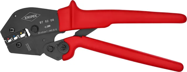 knipex-crimpzange-97-52-06-250-mm-f-r-isolierte-kabelschuhe-und-steckverbinder image 1