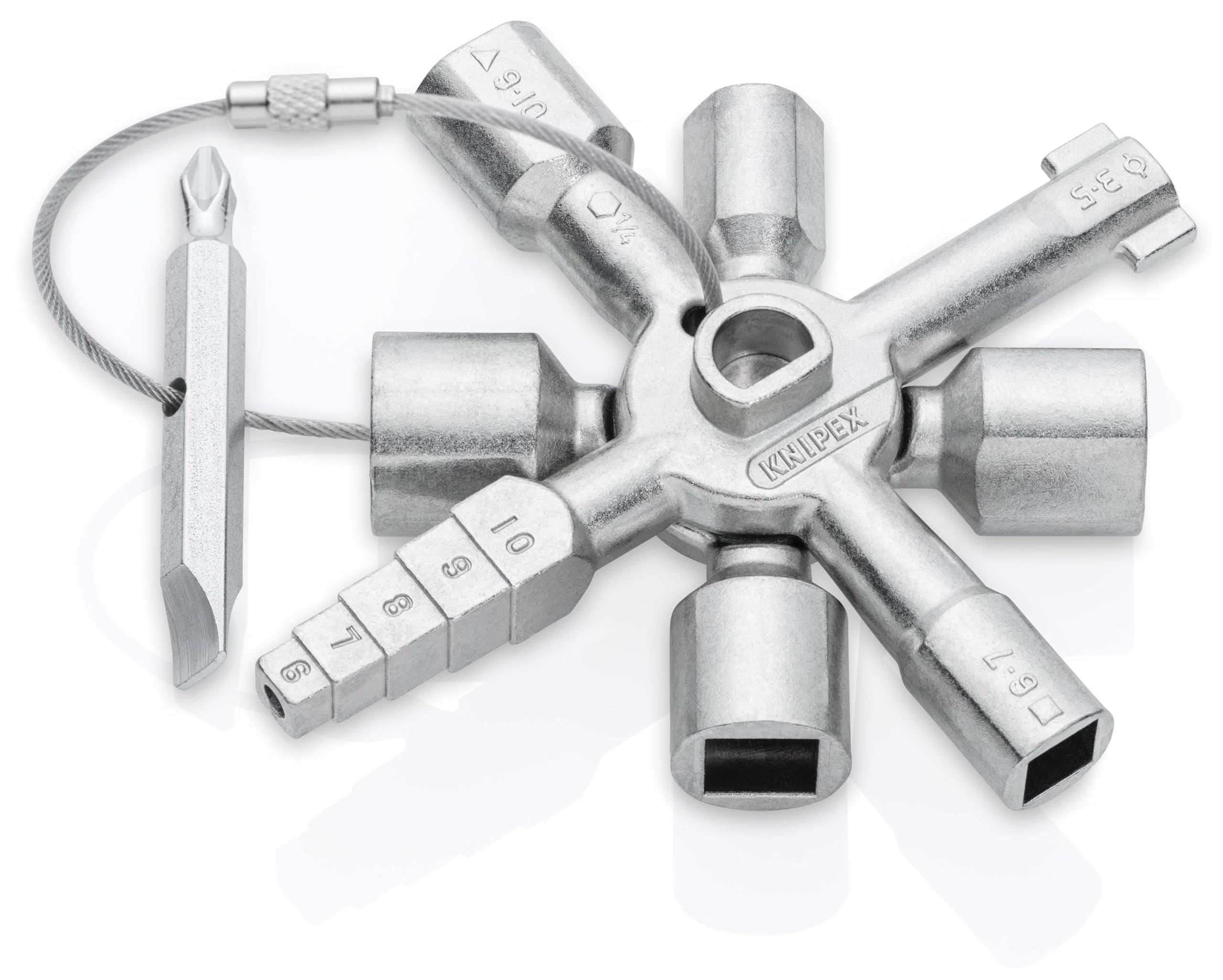 knipex-twinkey-schaltschrankschl-ssel-00-11-01-universalschl-ssel-mit-10-profile image 1