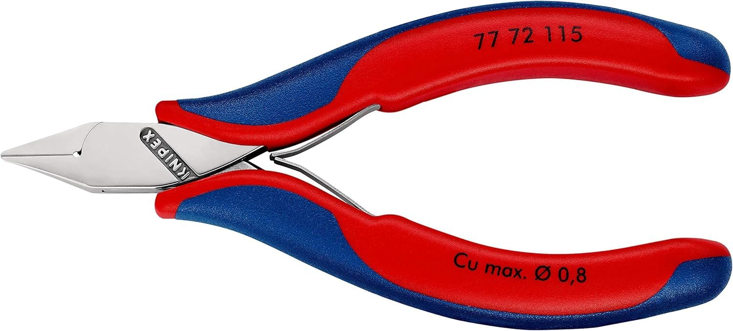 knipex-77-72-115-elektronik-seitenschneider-115-mm-mit-mehrkomponenten-h-llen image 5