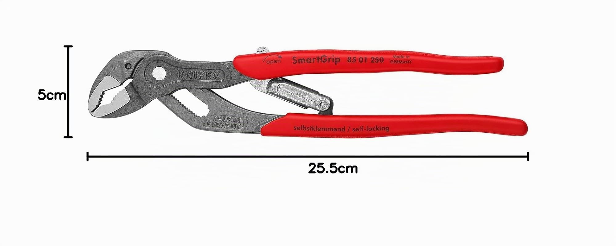 knipex-smartgrip-85-01-250-wasserpumpenzange-250-mm-automatik image 6