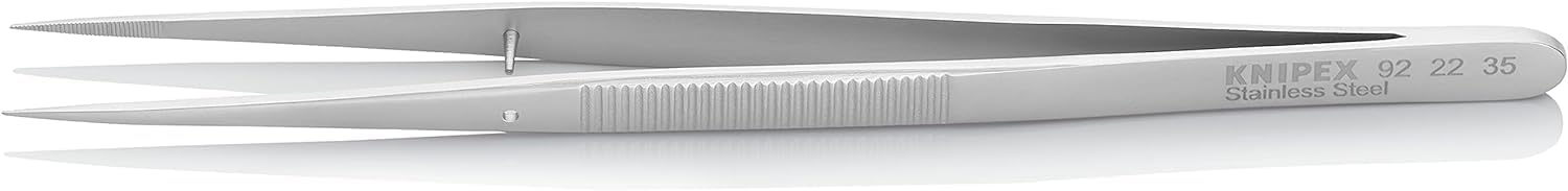 knipex-pr-zisionspinzette-92-22-35-155-mm-rostfrei-spitz-antimagnetisch image 1