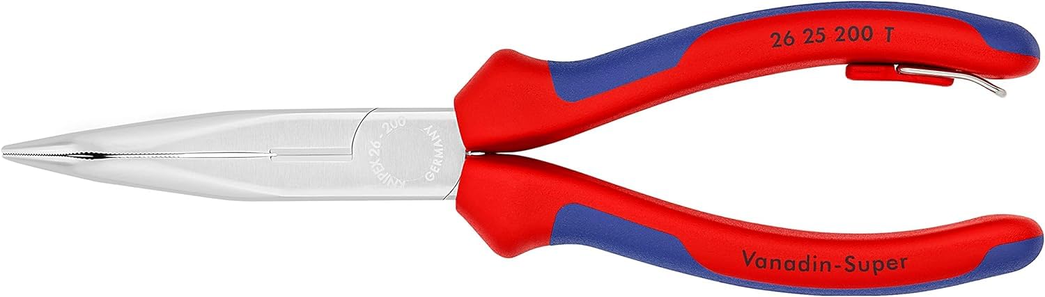 knipex-flachrundzange-mit-schneide-26-25-200-t-bk-verchromt-200-mm image 3