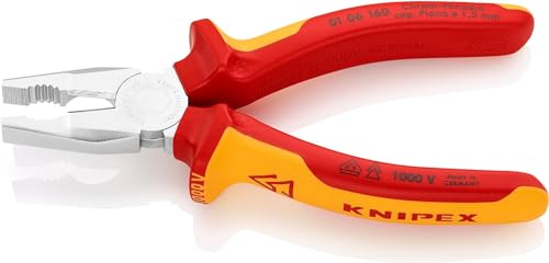 knipex-01-06-160-kombizange-verchromt-vde-isoliert-160-mm image 7