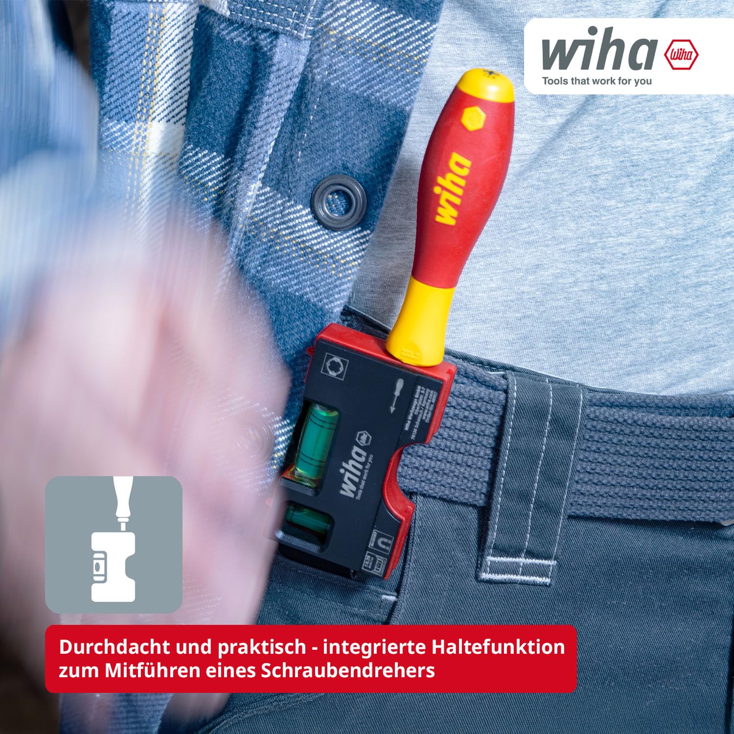 wiha-mini-wasserwaage-pocket-10-cm-mit-magnet-46957-elektriker-wasserwaage-f-r-s image 6