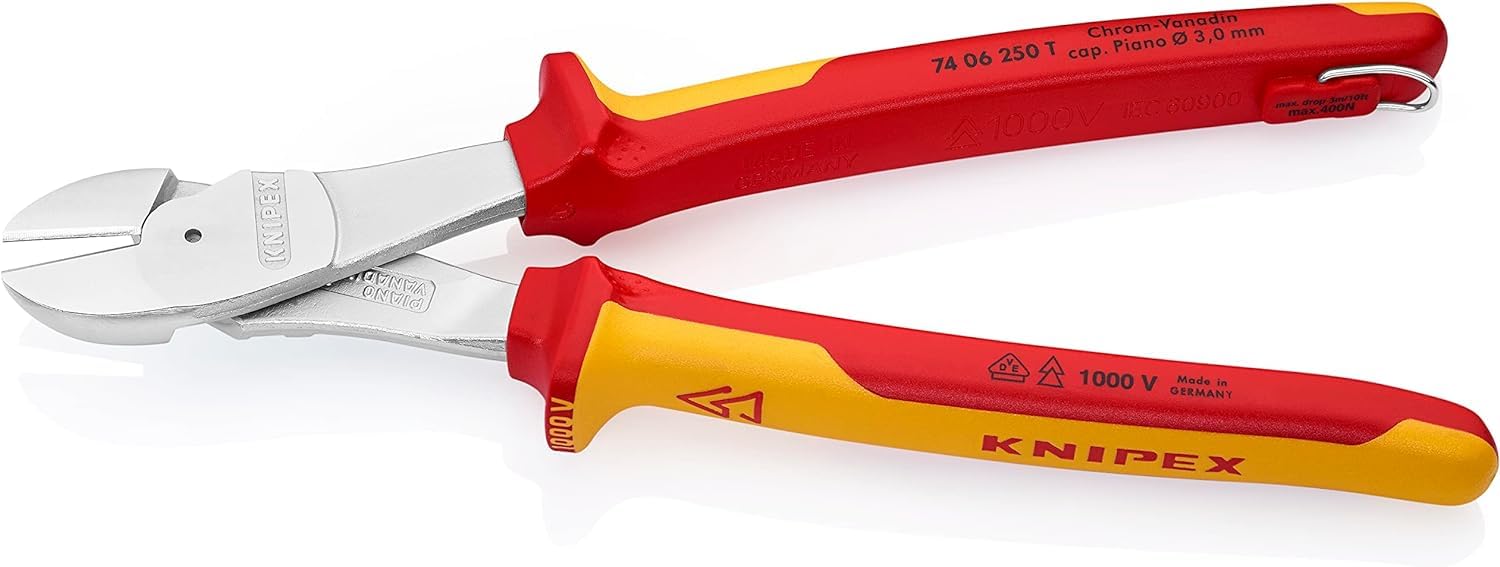 knipex-kraft-seitenschneider-74-06-250-t-bk-250-mm-vde-verchromt image 2