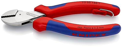 knipex-x-cut-kompakt-seitenschneider-73-05-160-t-verchromt-mit-absturzsicherung image 4