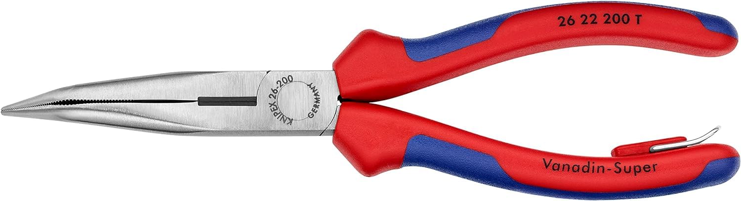 knipex-flachrundzange-storchschnabelzange-26-22-200-t-bk-200-mm-mit-schneide image 3