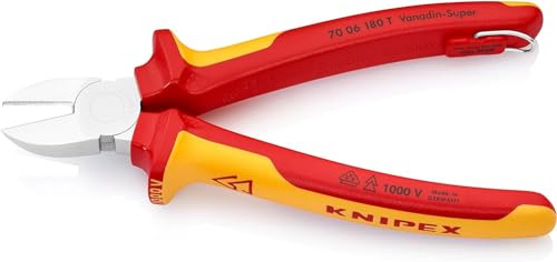 knipex-70-06-180-t-bk-seitenschneider-verchromt-vde-180-mm-mit-absturzsicherung image 6