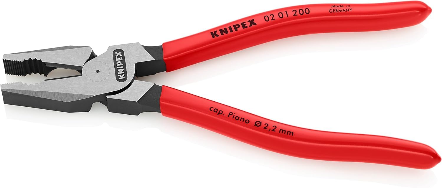 knipex-kraft-kombizange-02-01-200-sb-200-mm-mit-kunststoff-berzug image 2