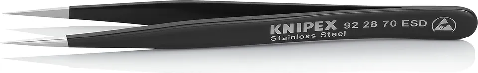 knipex-92-28-70-esd-universalpinzette-glatt-110-mm image 1