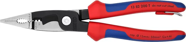 knipex-elektro-installationszange-13-82-200-t-160-mm-6-funktionen-mehrkomponente image 1