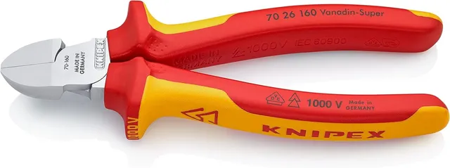 knipex-seitenschneider-70-26-160-160-mm-verchromt-vde-1000-v-mit-mehrkomponenten image 1