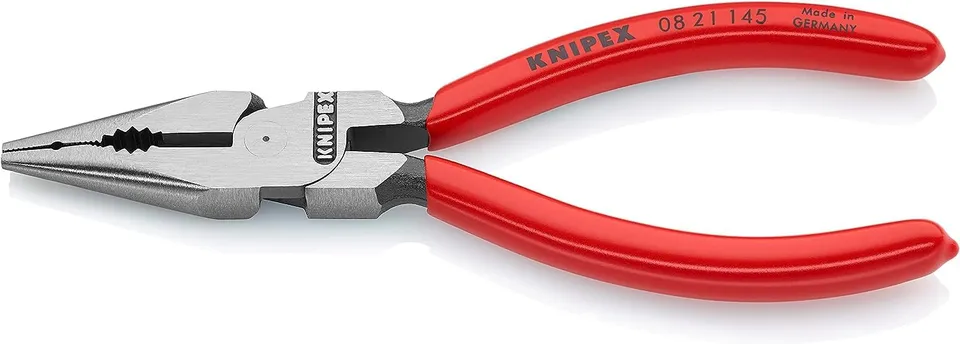 knipex-spitz-kombizange-08-21-145-145-mm-mit-kunststoffbeschichtung image 1