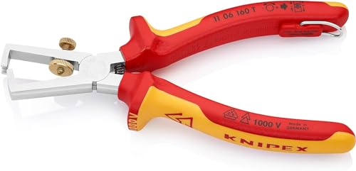 knipex-abisolierzange-11-06-160-t-bk-vde-mit-ffnungsfeder-verchromt-160-mm image 7