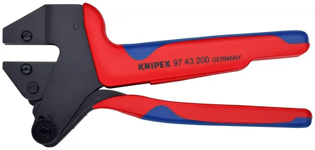 knipex-crimp-systemzange-97-43-200-a-f-r-auswechselbare-crimpeins-tze-200-mm image 1