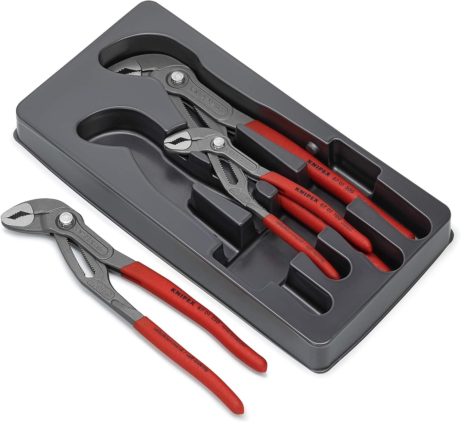 knipex-cobra-paket-00-20-09-v02-wasserpumpenzangen-set-3-teilig-150-bis-300-mm image 2