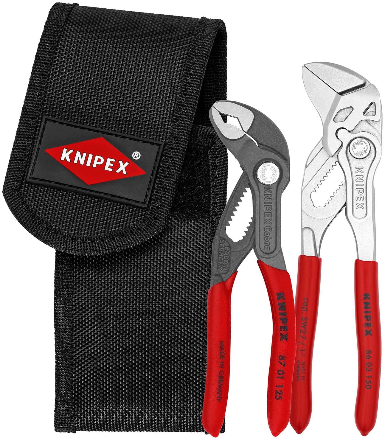 knipex-mini-zangenset-00-20-72-v01-2-teilig-mit-cobra-xs-und-zangenschl-ssel-xs image 1