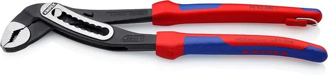 knipex-alligator-wasserpumpenzange-88-02-300-t-300-mm-mit-befestigungs-se image 1