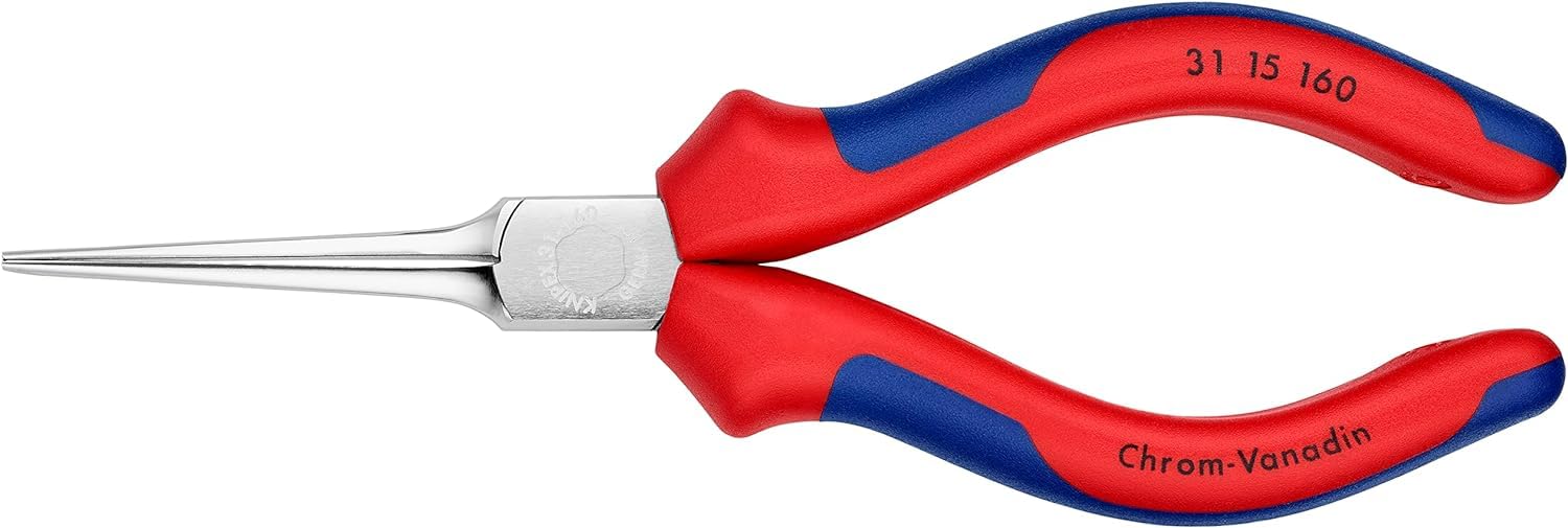 knipex-31-15-160-greifzange-nadelzange-verchromt-160-mm-mit-mehrkomponenten-h-ll image 3