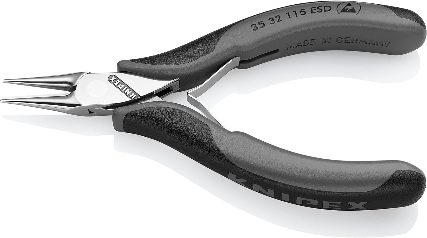 knipex-elektronik-greifzange-esd-35-32-115-esd-115-mm-mit-mehrkomponenten-h-llen image 2