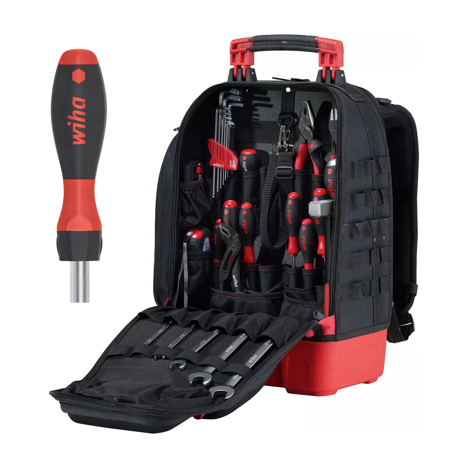 wiha-mechaniker-werkzeugrucksack-41-tlg-45529-mit-standboden-und-laptopfach image 8
