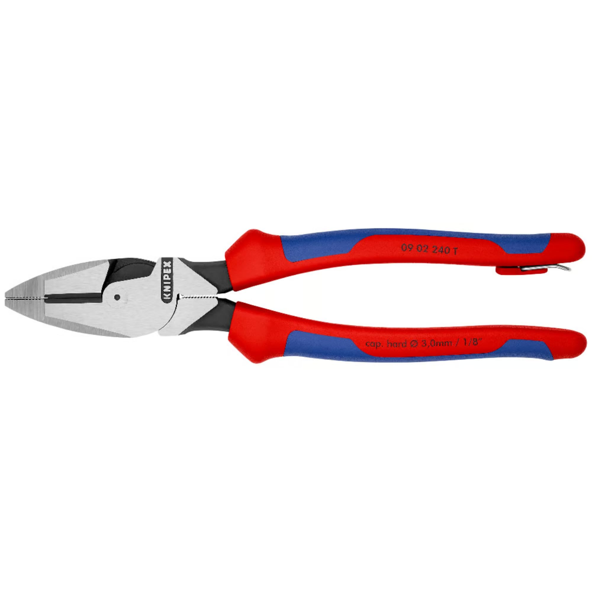 knipex-kraft-kombizange-09-02-240-t-lineman-s-pliers-240-mm-mit-befestigungs-se- image 1