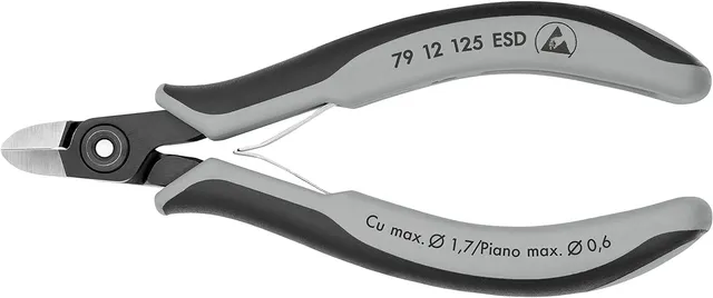 knipex-pr-zisions-elektronik-seitenschneider-79-12-125-esd-125-mm-dissipativ image 1