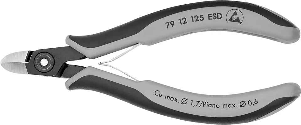 knipex-pr-zisions-elektronik-seitenschneider-79-12-125-esd-125-mm-dissipativ image 1