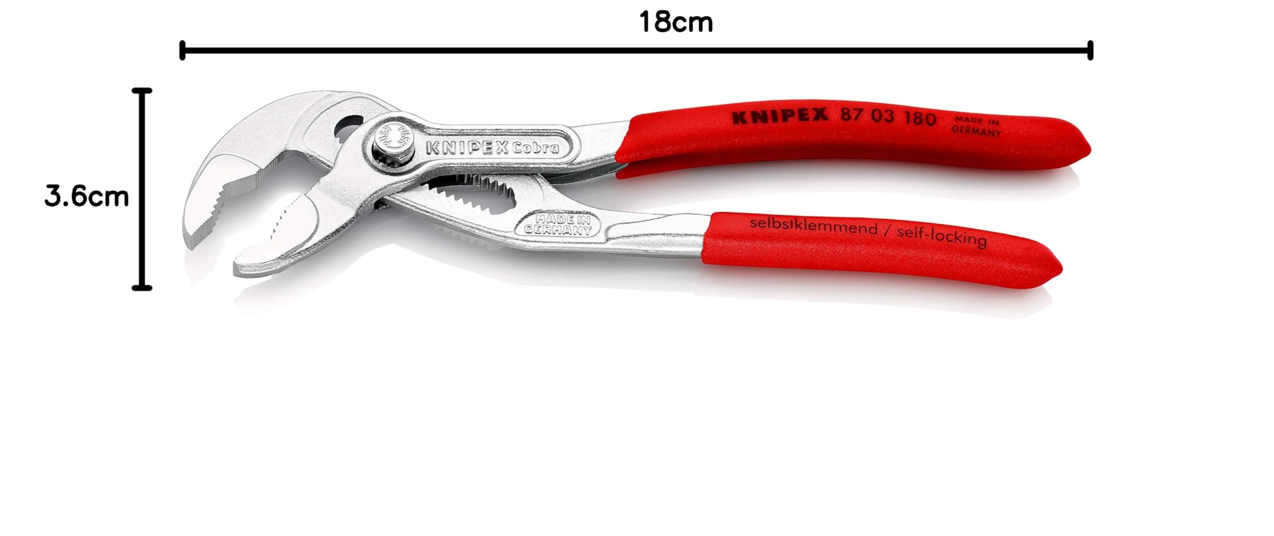 knipex-cobra-87-03-180-hightech-wasserpumpenzange-180-mm-verchromt image 5