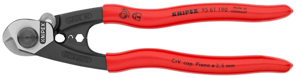 knipex-drahtseilschere-95-61-190-geschmiedet-190-mm image 1