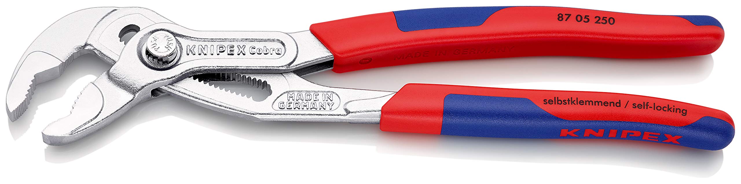 knipex-cobra-87-05-250-wasserpumpenzange-verchromt-250-mm image 2