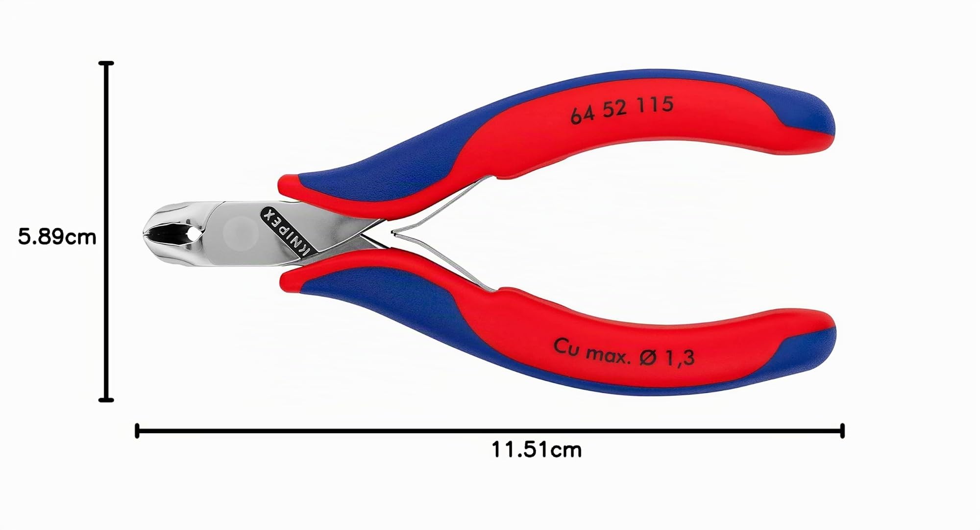 knipex-elektronik-vornschneider-64-52-115-115-mm-mehrkomponenten image 7