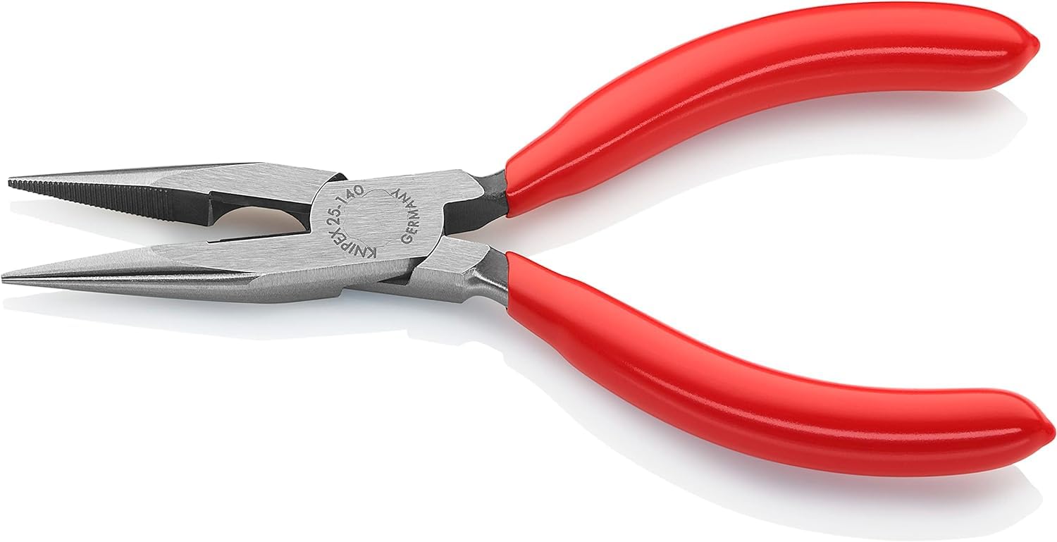 knipex-25-01-140-flachrundzange-mit-schneide-140-mm-radiozange image 2
