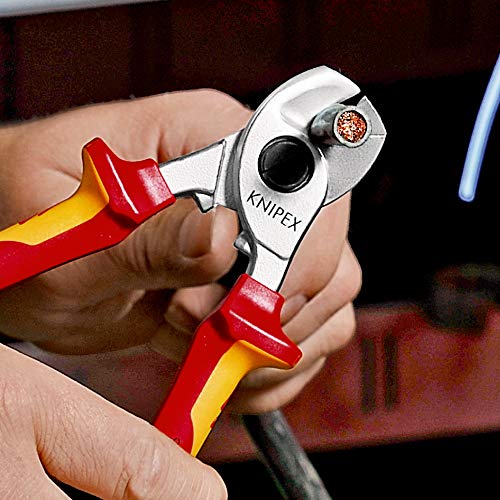knipex-95-26-165-sb-kabelschere-vde-gepr-ft-165-mm-verchromt image 7
