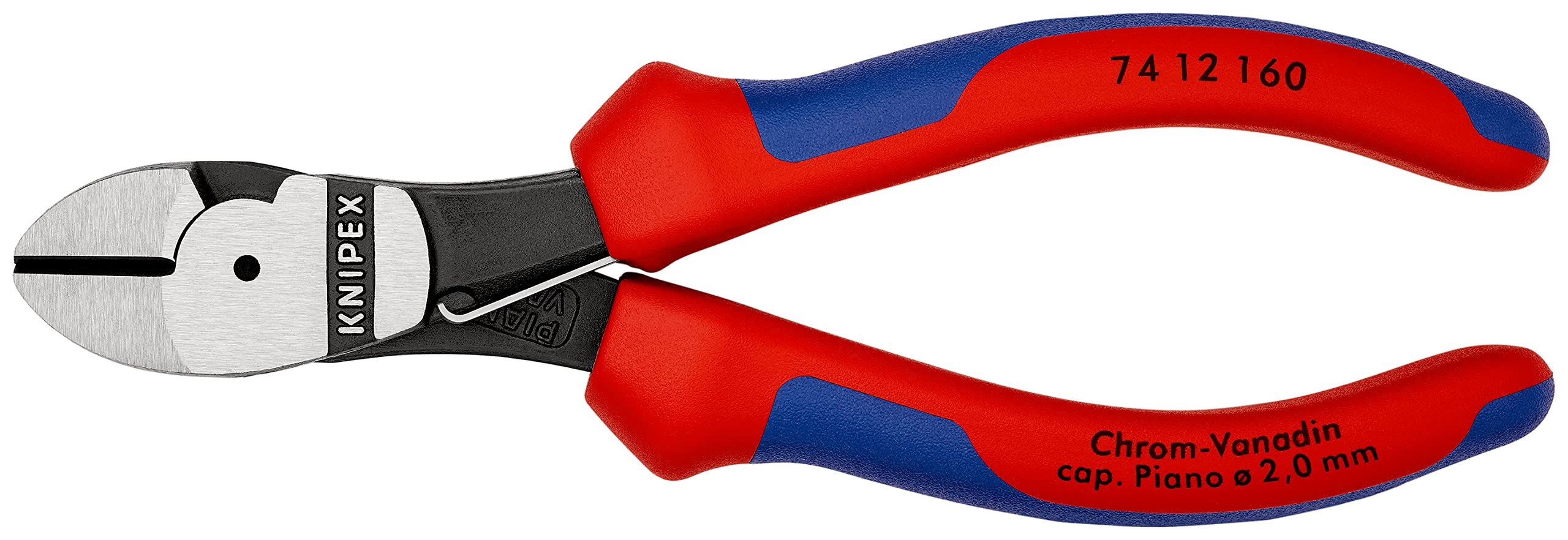 knipex-74-12-160-sb-kraft-seitenschneider-160-mm-mit-mehrkomponenten-h-llen image 3