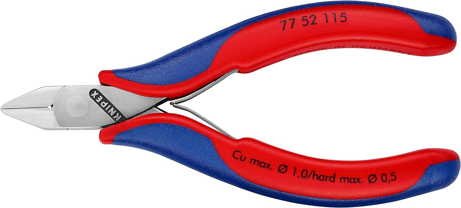knipex-elektronik-seitenschneider-115-mm-mit-doppelfeder-77-52-115 image 3