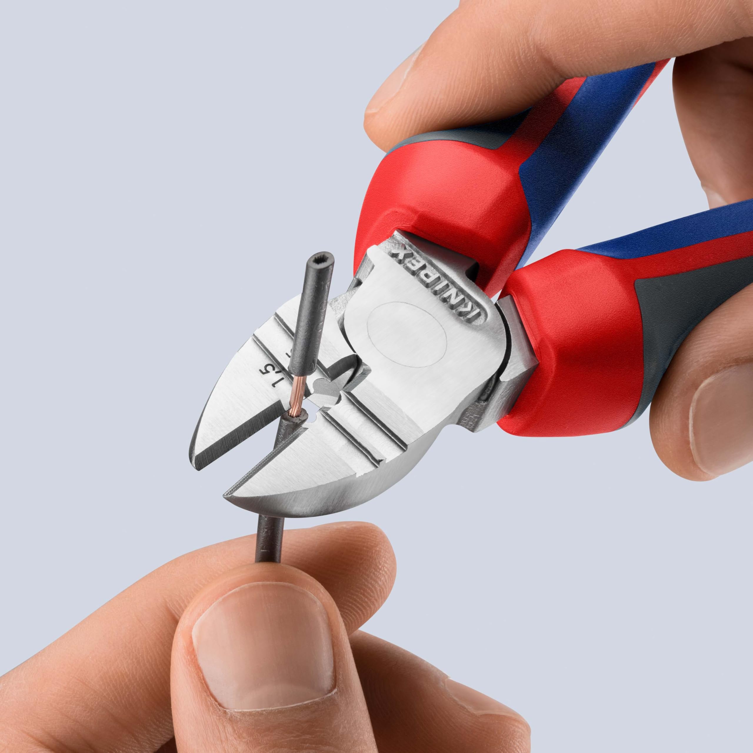 knipex-abisolier-seitenschneider-14-25-160-verchromt-160-mm-comfort-griff image 4