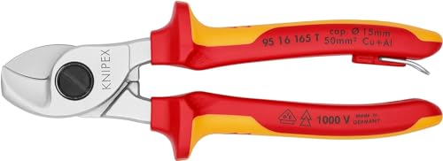 knipex-kabelschere-95-16-165-t-bk-vde-165-mm-f-r-cu-al-kabel-bis-50-mm image 8