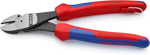 knipex-kraft-seitenschneider-74-22-200-t-bk-200-mm-64-hrc-mit-absturzsicherung image 6
