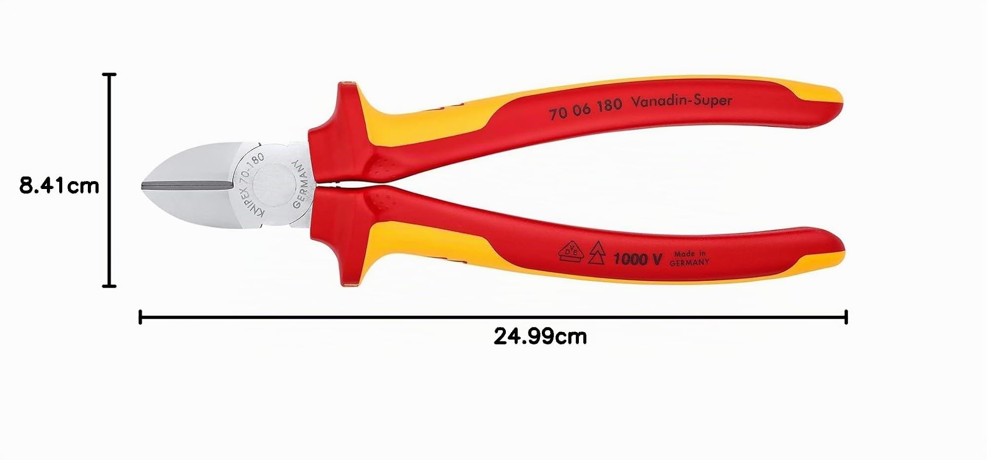 knipex-seitenschneider-70-06-180-sb-vde-180-mm-verchromt-isoliert image 5