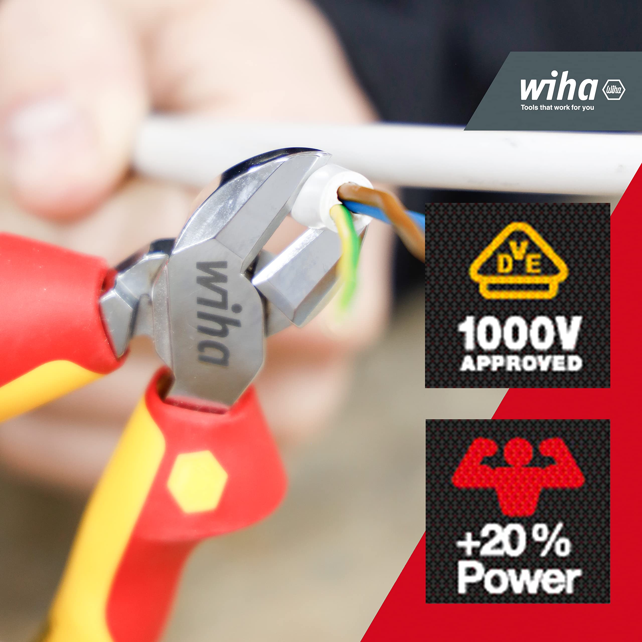 wiha-seitenschneider-professional-electric-vde-dynamicjoint-160-mm-43458 image 2