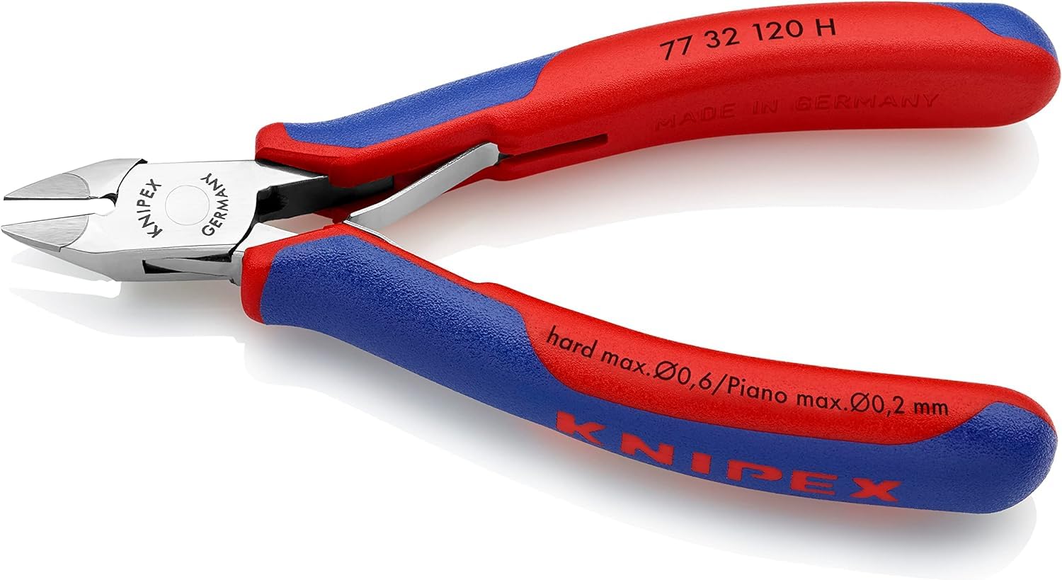 knipex-elektronik-seitenschneider-77-32-120-h-120-mm-mit-hartmetallschneide image 2