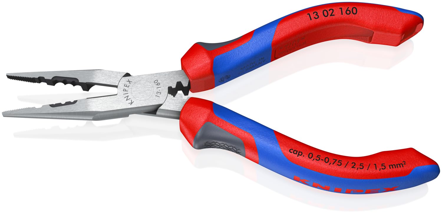 knipex-13-02-160-verdrahtungszange-mit-comfort-griffen-160-mm image 2