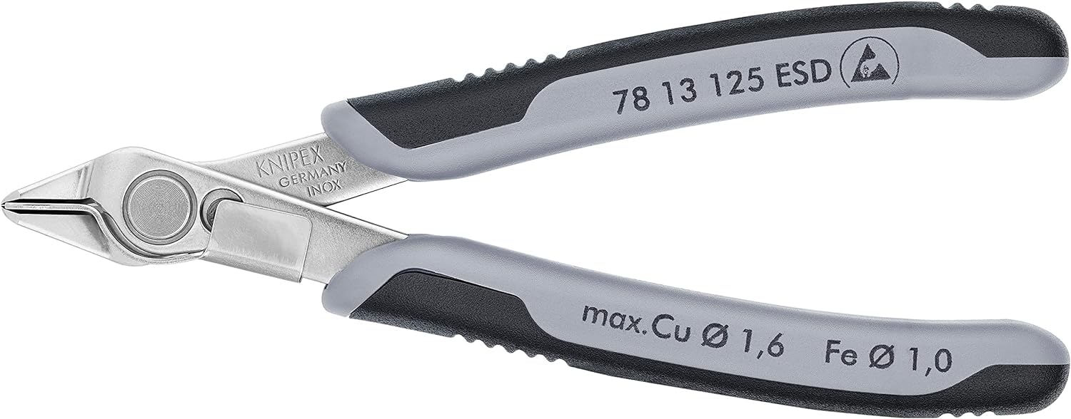 knipex-electronic-super-knips-esd-125-mm-78-13-125-esd-mit-mehrkomponenten-h-lle image 1