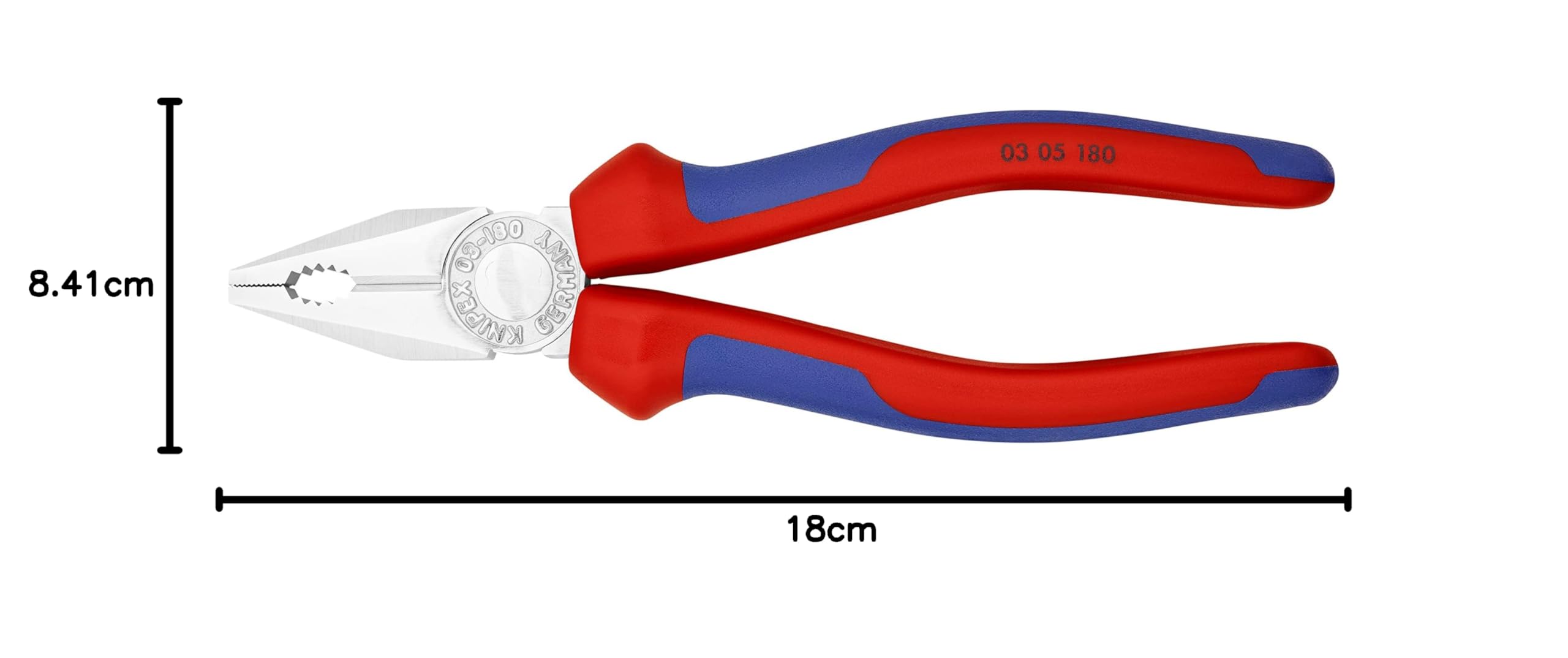 knipex-03-05-180-sb-kombizange-180-mm-verchromt-mit-comfort-griffen image 7