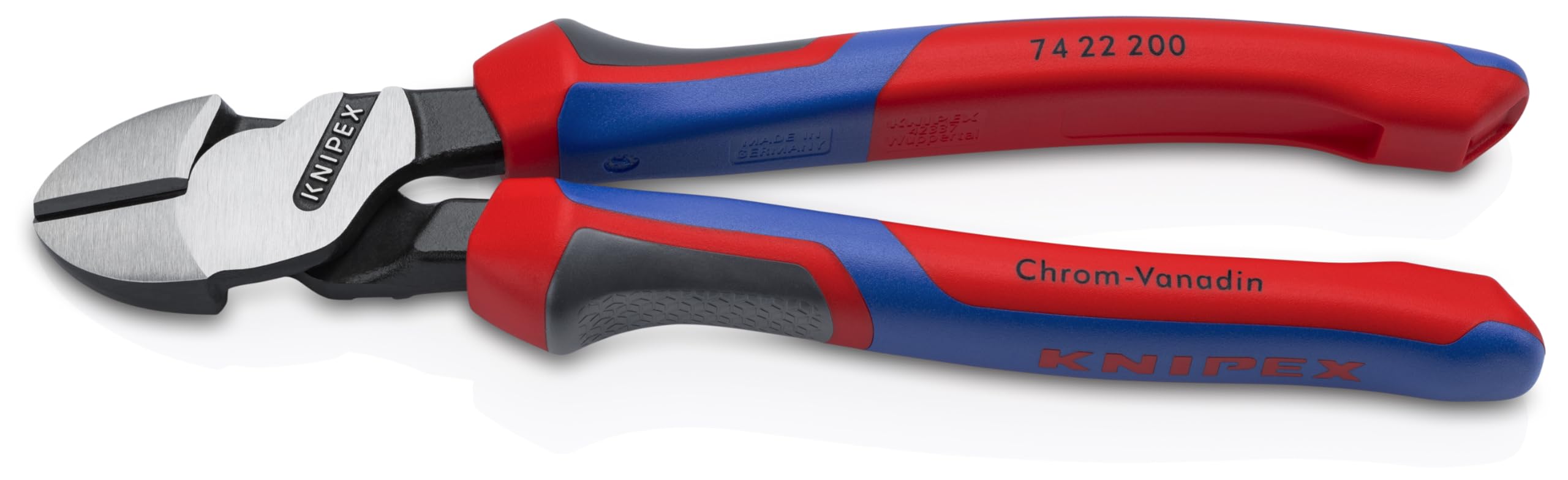 knipex-74-22-200-kraft-seitenschneider-200-mm-mit-comfort-griffen-64-hrc image 2