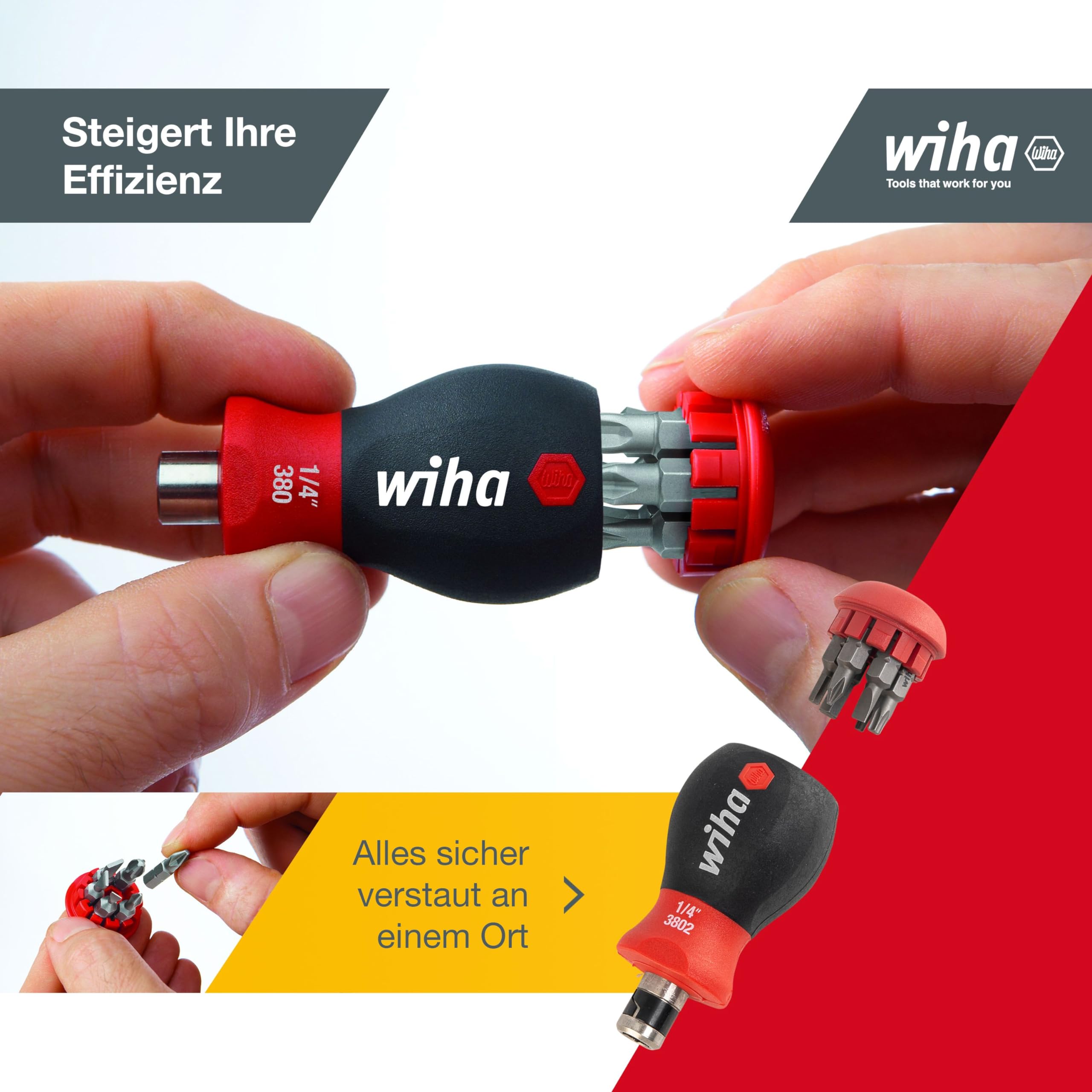 wiha-schraubendreher-mit-bit-magazin-stubby-43613-14-in-1 image 3