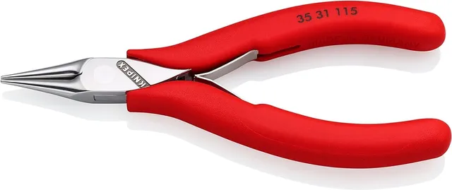 knipex-elektronik-greifzange-35-31-115-115-mm-mit-rutschhemmenden-h-llen image 1