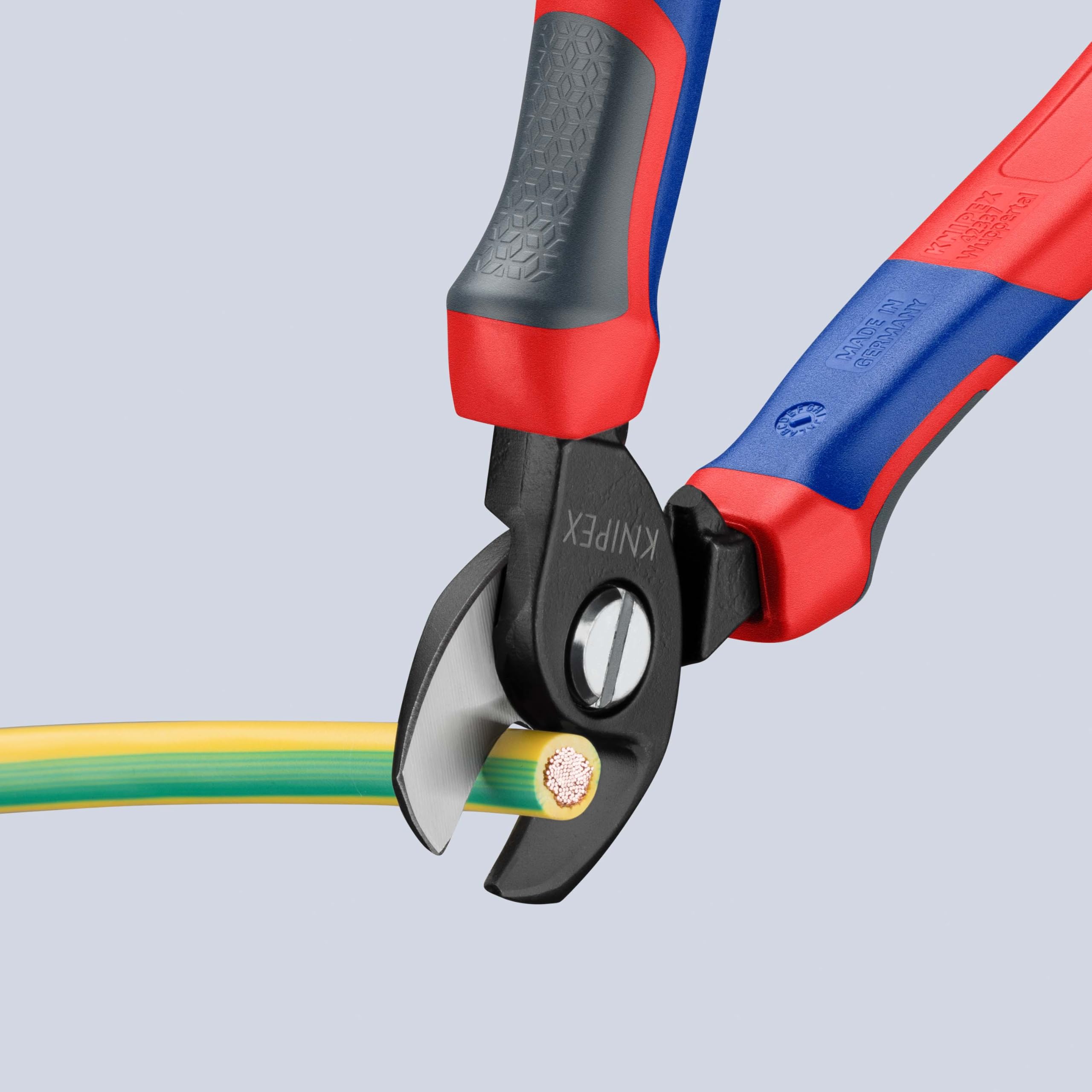 knipex-kabelschere-95-12-165-sb-br-niert-mit-comfort-griffen-165-mm image 4